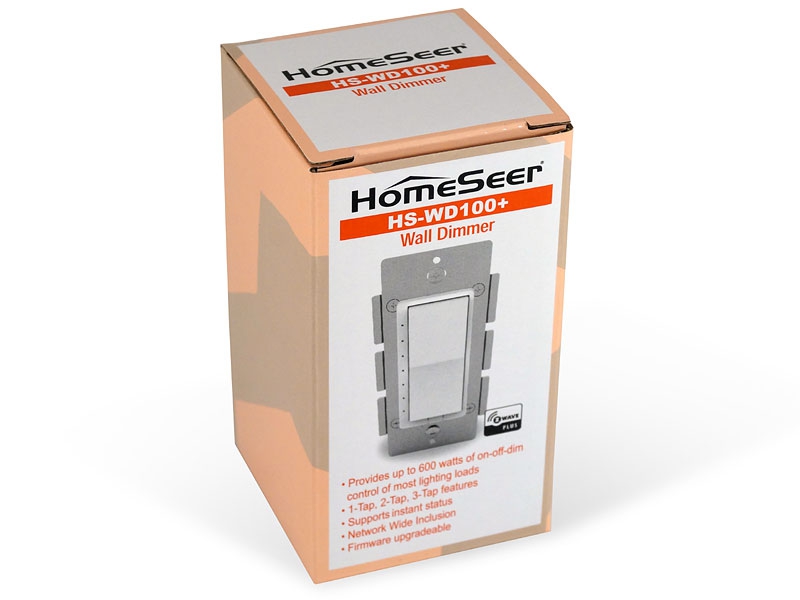 HomeSeer - HS-WD100+ Rated #1 Z-Wave In-Wall Dimmer by Wirecutter!