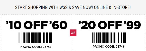 WSS Enter to Win a $500 Shopping Spree at WSS