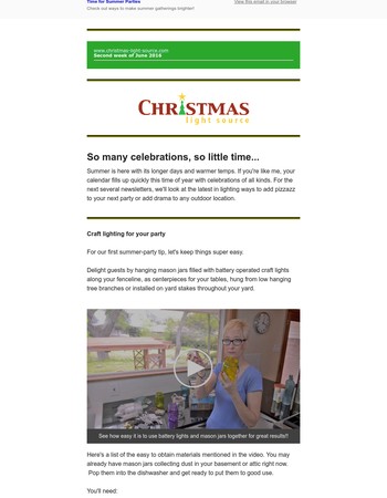 Christmas Light Source: Offers from Newsletters