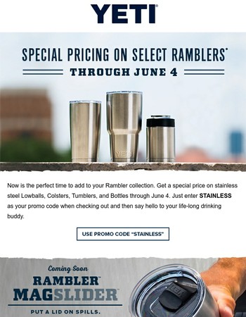 Yeti Promo Code >> Yeti Coolers Built For The Wild Born On The Water Yeti Promo Code >> Yeti Coolers Built For The Wild Born On The Water