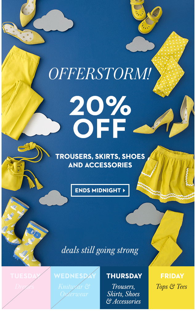 Boden 20 percent off code You can find some of the best Boden 20% Off promotional codes and discount codes for save money at online store Boden Get up to 20% Off For Teachers & Students, Applies at Check Out Ends: 12/15/18 Details: No discount coupon code needed.
