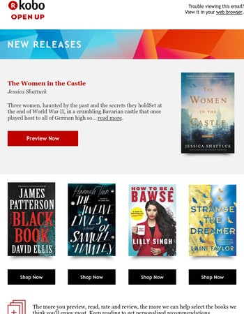 Exciting New Releases we think you’ll enjoy
